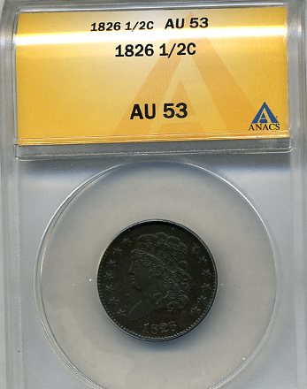 1826-Half-Cent